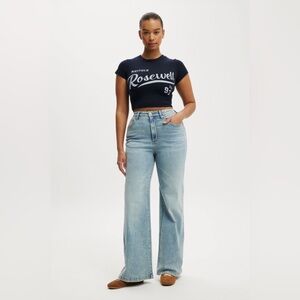 Cotton On Curvy Stretch Wide Jeans